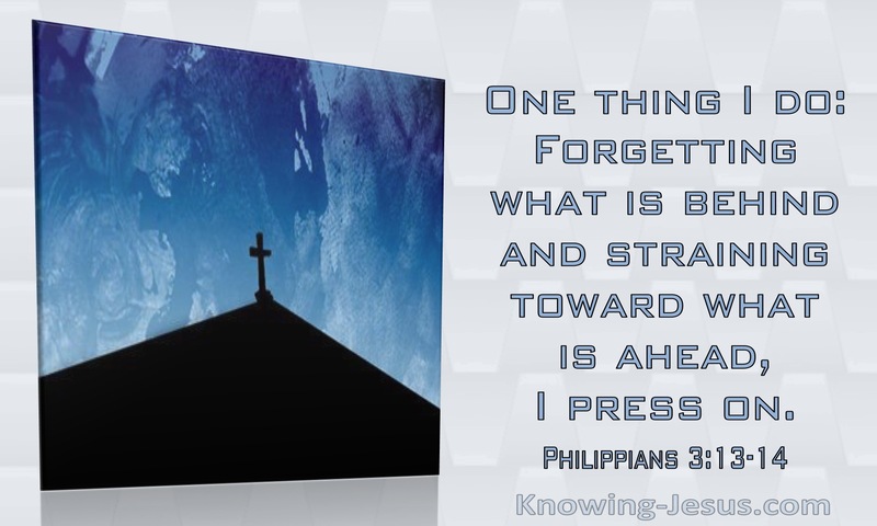 Philippians 3:13:14 Forgetting What Is Behind And Straining Forward I Press On (windows)08:07